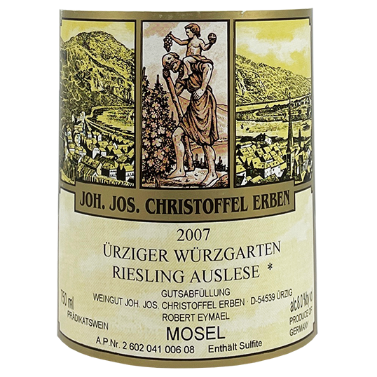 JJ Christoffel Urziger Wurzgarten Riesling Auslese * 2007