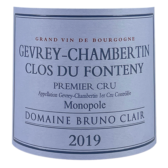 Bruno Clair Gevrey-Chambertin 1er Cru "Clos Fonteny" Monopole 2019