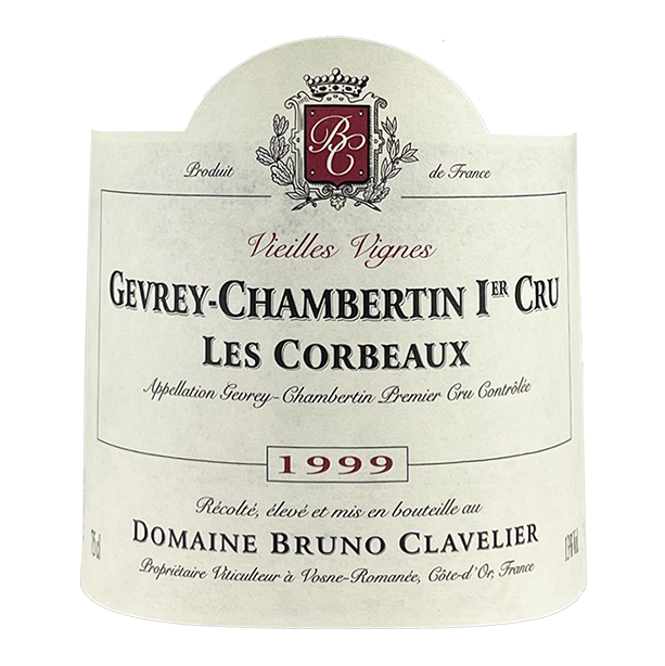 Bruno Clavelier Gevrey-Chambertin 1er Cru "Les Corbeaux" 2017 bottle - Vins Rare