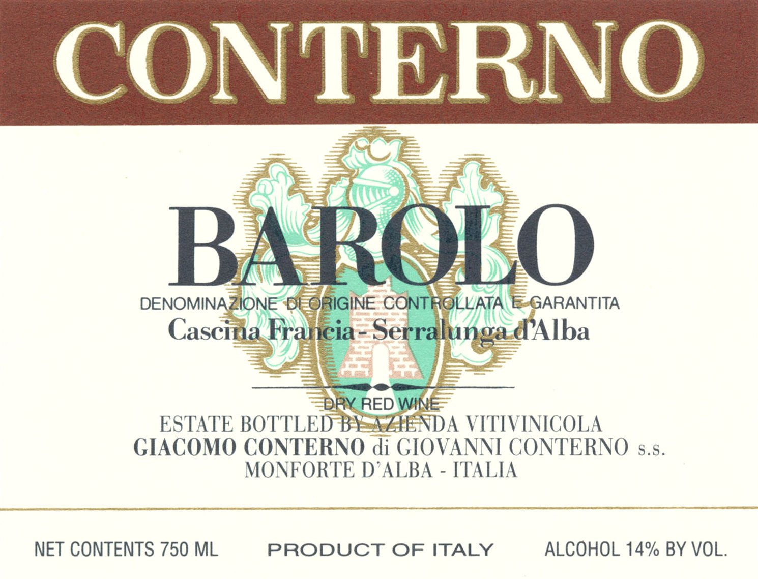 Giacomo Conterno Barolo “Cascina Francia” 2004