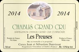 Jean & Sébastien Dauvissat Chablis Grand Cru “Les Preuses” 2019