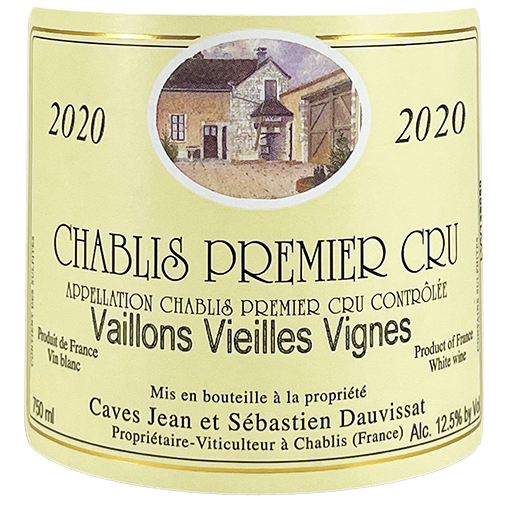 2020 Dauvissat, Jean & Sebastien Chablis 1er Cru Vaillons Vieilles Vignes