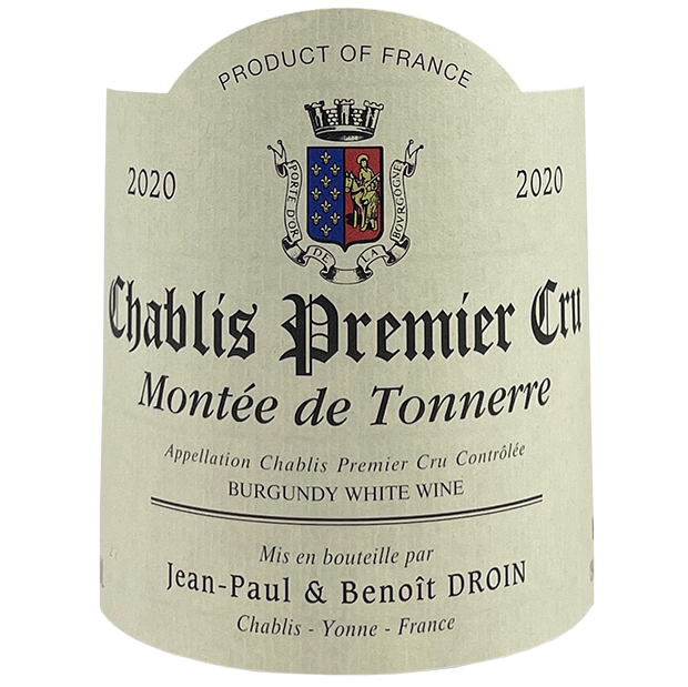 Jean-Paul & Benoît Droin Chablis 1er Cru “Montée de Tonnerre” 2020