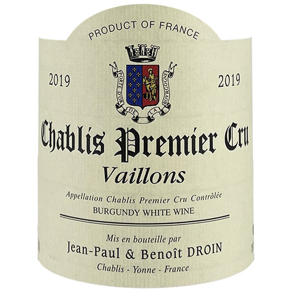 Jean-Paul & Benoît Droin Chablis 1er Cru “Vaillons” 2024