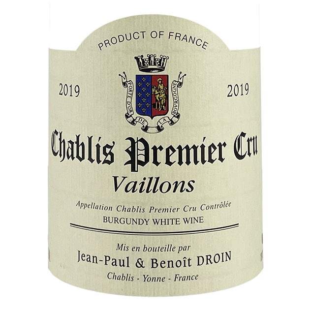 Jean-Paul & Benoît Droin Chablis 1er Cru “Vaillons” 375ml 2014 bottle - Vins Rare