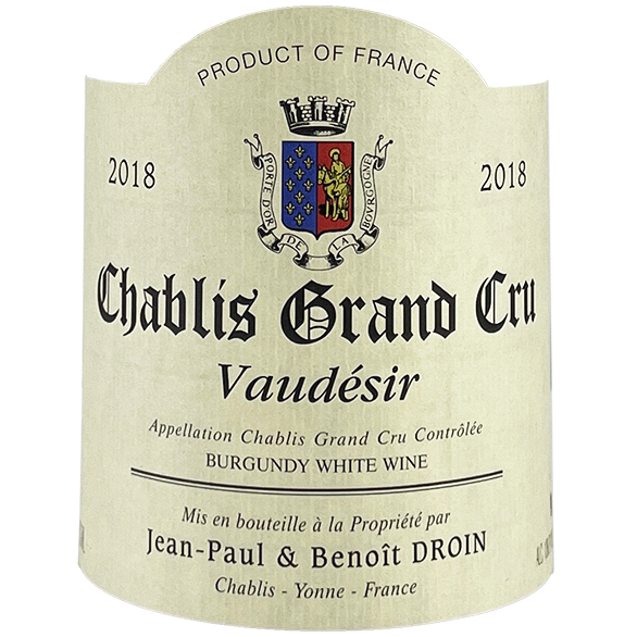 Jean-Paul & Benoît Droin Chablis Grand Cru “Vaudésir” 2023