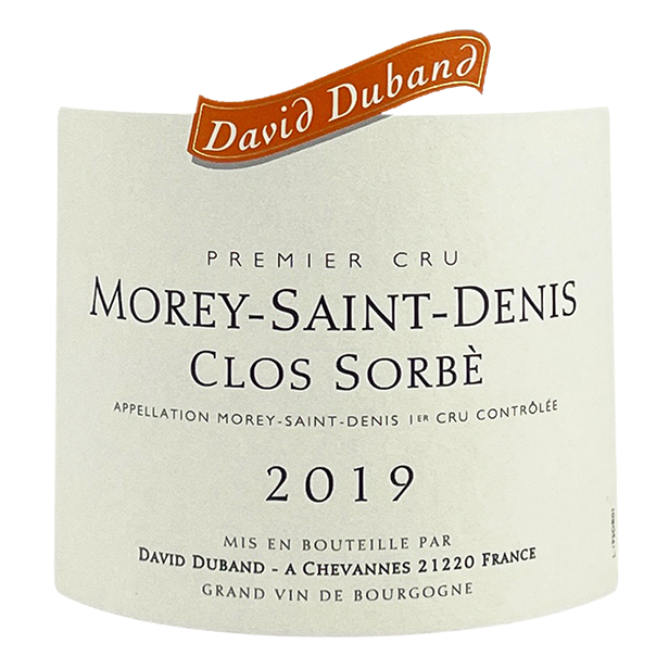 David Duband Morey-Saint-Denis 1er Cru "Clos Sorbe" 2019