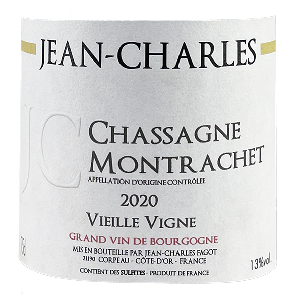 Jean-Charles Fagot Chassagne-Montrachet Rouge Vieilles Vignes 2020