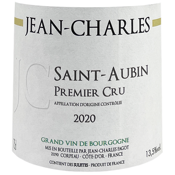 Jean-Charles Fagot Saint-Aubin 1er Cru Blanc 2020