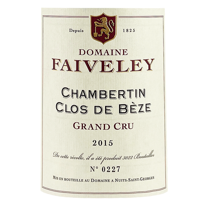 Domaine Faiveley Chambertin-Clos de Beze Grand Cru 2015