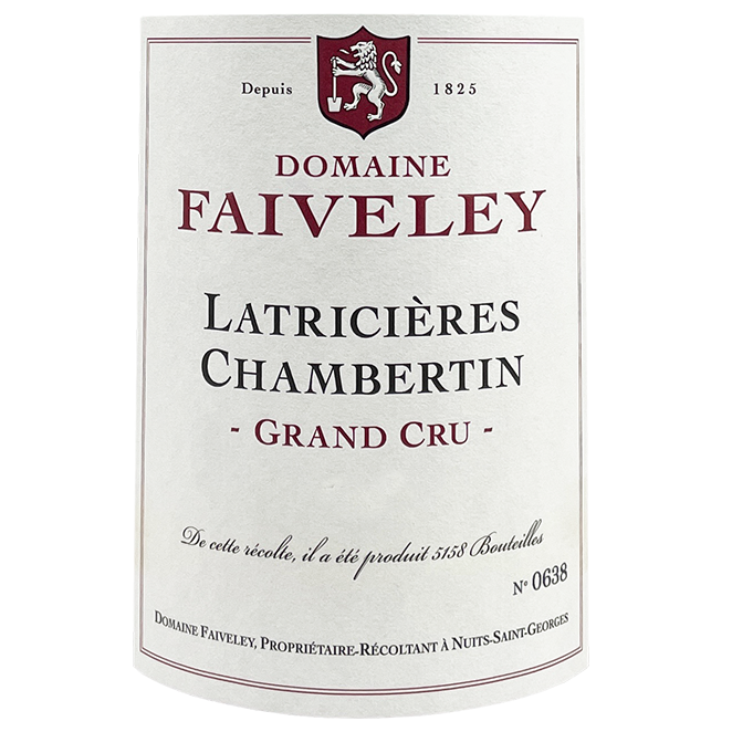 Domaine Faiveley Latricieres-Chambertin Grand Cru 2006 bottle - Vins Rare