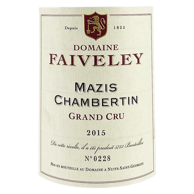 Domaine Faiveley Mazis-Chambertin Grand Cru 2015