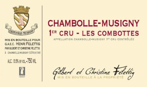 Domaine Felettig Chambolle-Musigny 1er Cru "Les Combottes" 2020