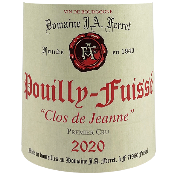 Domaine J.A. Ferret Pouilly-Fuisse 1er Cru "Clos des Jeanne" 2020