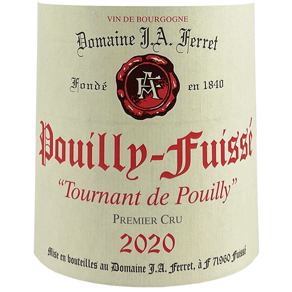 2020 Ferret, J.A Pouilly Fuisse 1er Tournant De Pouilly