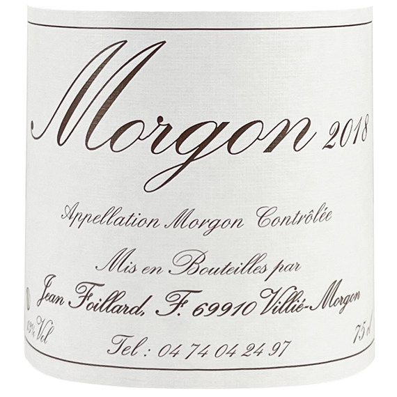 Jean Foillard Morgon Cuvee Classique 2018