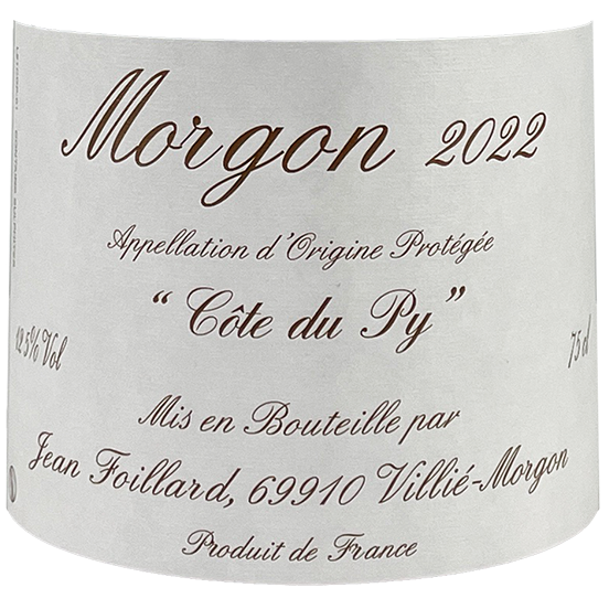 Jean Foillard Morgon Cote du Py 2022