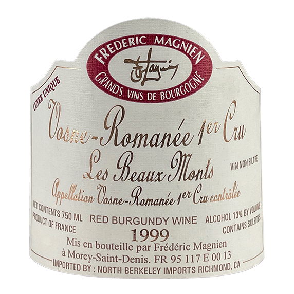 Frederic Magnien Vosne-Romanee 1er Cru "Beaux Monts" 1999