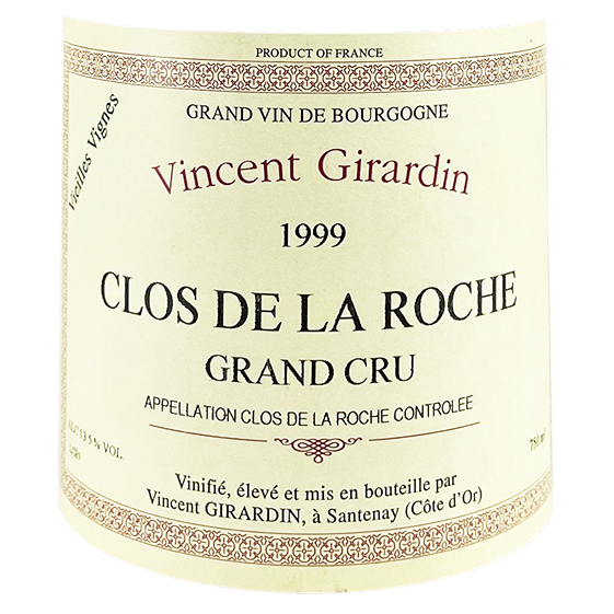 Vincent Girardin Clos de la Roche Grand Cru 1999