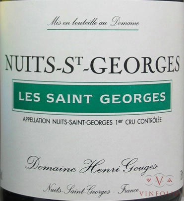 Domaine Henri Gouges Nuits-Saint-Georges 1er Cru "Les Saint-Georges" 2002