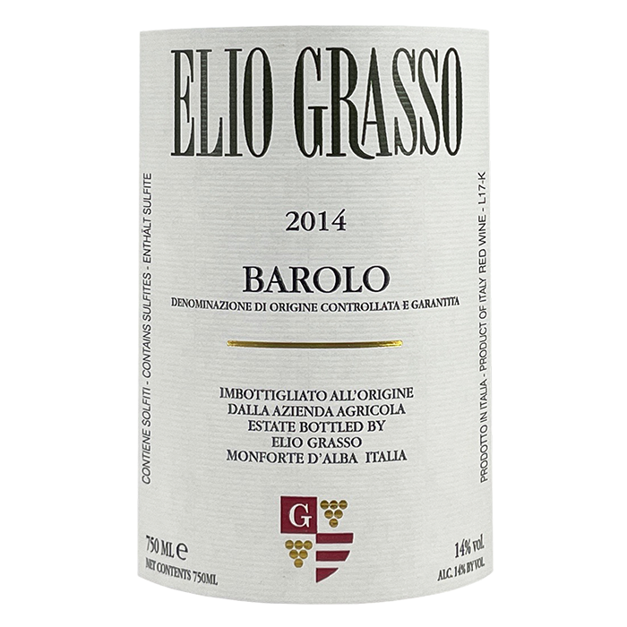 Elio Grasso Barolo 2014