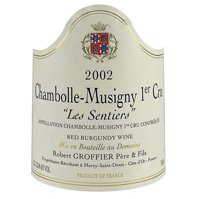 Robert Groffier Chambolle-Musigny 1er Cru "Les Sentiers" 2018 bottle - Vins Rare