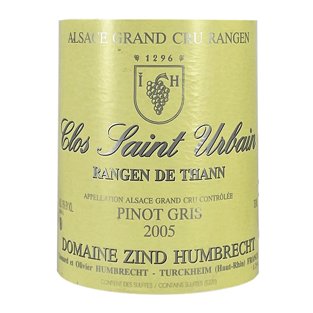 Domaine Zind-Humbrecht Rangen de Thann Clos Saint Urbain Pinot Gris 2005