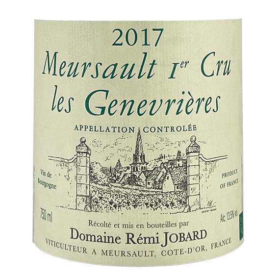 Remi Jobard Meursault 1er Cru "Les Genevrieres" 2014 bottle - Vins Rare