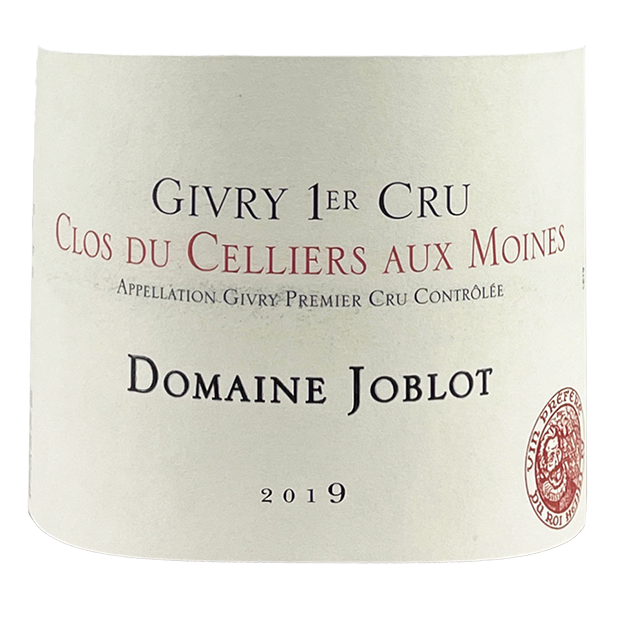 Joblot Givry "Cellier aux Moines" 2012 bottle - Vins Rare