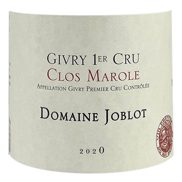Joblot Givry 1er Cru "Clos Marole" Rouge 2020