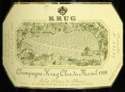 Krug Champagne "Clos du Mesnil" 1990