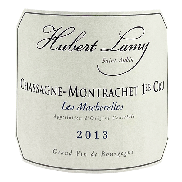 Domaine Hubert Lamy Chassagne-Montrachet "Les Macherelles" 2013 bottle - Vins Rare