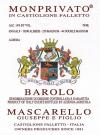 Giuseppe Mascarello e Figlio Barolo "Monprivato" 2009