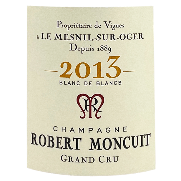 Robert Moncuit Champagne Blanc de Blancs Grand Cru 2012 bottle - Vins Rare