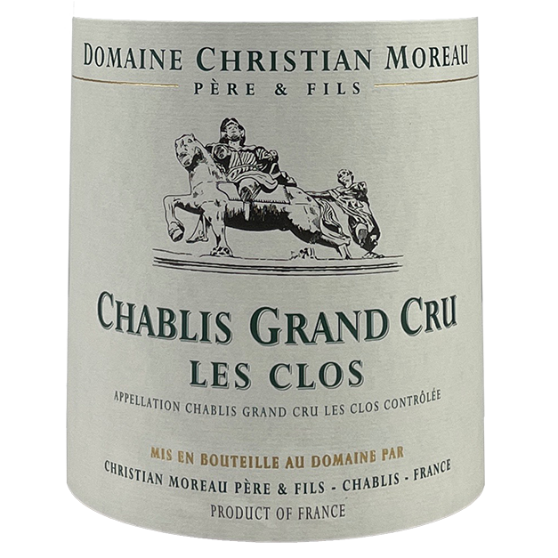 Moreau Chablis Grand Cru "Les Clos" 2008 bottle - Vins Rare