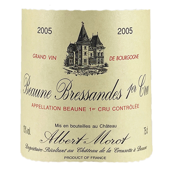 Domaine Albert Morot Beaune 1er Cru "Bressandes" 2015 bottle - Vins Rare