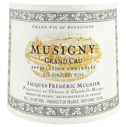 Jacques-Frederic Mugnier Musigny Grand Cru 2004 bottle - Vins Rare