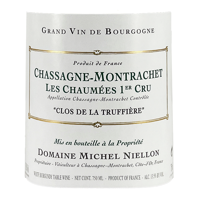 2016 Niellon Chassagne Montrachet 1Er Chaumees Clos Truffiere