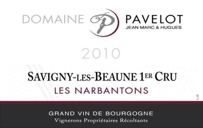 Jean-Marc Pavelot Savigny-les-Beaune 1er Cru "Narbantons" 2010