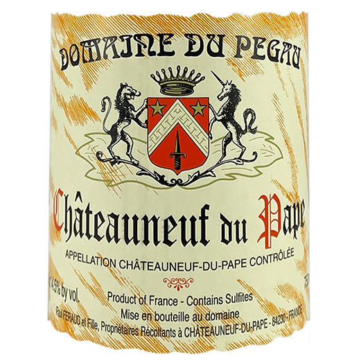 Pegau Chateauneuf-du-Pape "Cuvee Reservee" 2003 bottle - Vins Rare