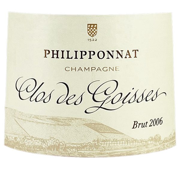 Philipponnat Champagne "Clos des Goisses" 2006