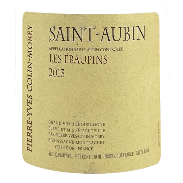 Pierre-Yves Colin-Morey Saint-Aubin "Les Ebaupins" 2013