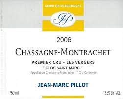 Jean-Marc Pillot Chassagne-Montrachet 1er Cru "Les Vergers-Clos Saint-Marc" 2020