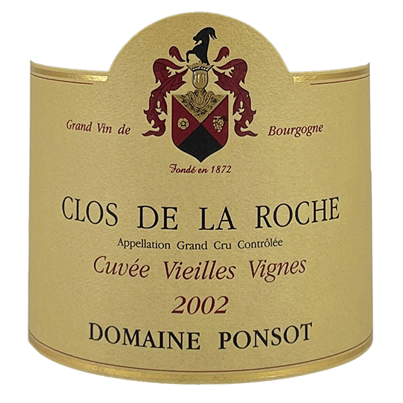 Ponsot Clos de la Roche Grand Cru "Vieilles Vignes" 2007 bottle - Vins Rare
