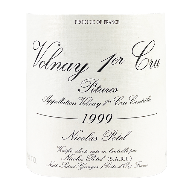 Nicholas Potel Volnay 1er Cru "Les Pitures" 1999