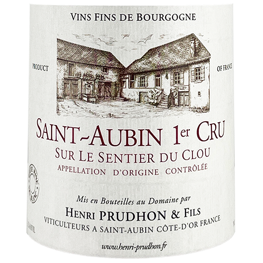 Henri Prudhon Saint-Aubin 1er Cru "Sur le Sentier du Clou" 2019