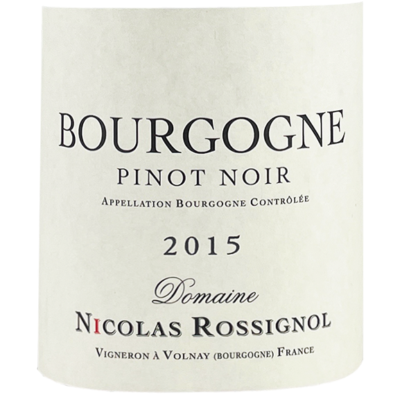 Nicolas Rossignol Bourgogne Pinot Noir 2015