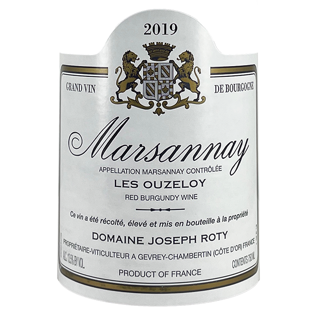 Joseph Roty Marsannay "Les Ouzeloy" 2019 1.5L bottle - Vins Rare