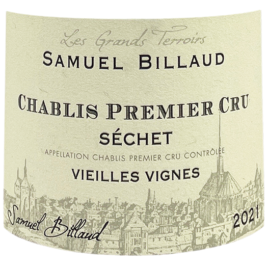 Samuel Billaud Chablis 1er Cru "Sechet" 2021