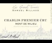 Samuel Billaud Chablis 1er Cru "Mont de Milieu" 2014